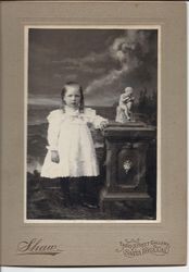Three year old Gertie Sharp, about 1908