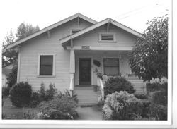 1911 bungalow house in the Laguna Vista Addition, at 7153 Maple Avenue, Sebastopol, California, 1993