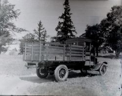 1920s vintage Attebury truck with wooden slat sides