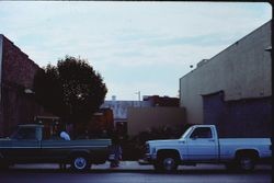 Demolition of stores in the 123 North Main Street area (east side of North Main) in 1978