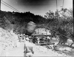 Canoe concession at the Russian River at Rio Nido, 1920s