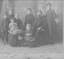 David Nelson Craig family, about 1883