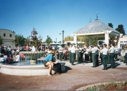 Air Force Band at the opening of the Sebastopol Plaza celebration