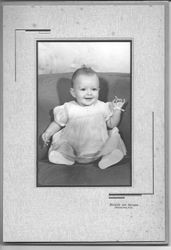 Baby portrait of unknown child