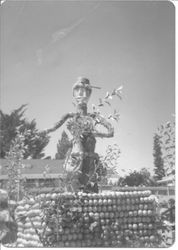 SAGU (Sebastopol Apple Growers United) exhibit created by Don and Gloria Roberts in 1975 for the Apple Blossom Parade on display at the Gravenstein Apple Fair at the Enmanji Temple