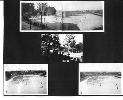 Analy High School baseball game in progress in 1924