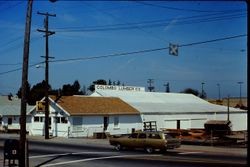 Columbo Lumber Company on South Main Street at Palm Avenue in Sebastopol, April, 1978