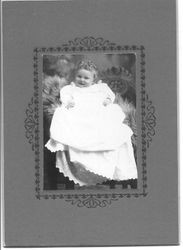 Alma May Smith at 3 months, July 1903