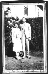 Volney T. Ballou and his wife Cornelia "Bunni" Myers Ballou on their 4th wedding anniversary in 1931