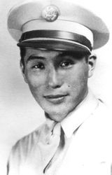 Staff Sergeant Peter Masuoka in U. S. Army uniform, about 1942