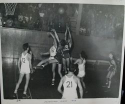 Analy High School Tigers basketball 1949--Analy vs Petaluma