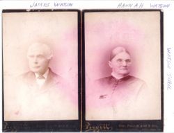 James Watson and Hannah Watson, long time residents of the Sebastopol area