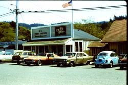 Duncans Mills U. S. Post Office and Yarn Shop, April 1983