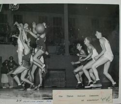 Analy High School Tigers basketball 1949--Analy vs Petaluma