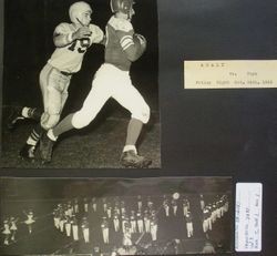 Analy High School football, fall, 1951--the Analy Tigers vs Napa, Friday nigh, October 24th, 1952