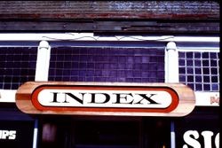 Sign of Index business, 1977