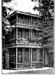 New England Hotel, Fred Karrison, proprietor, at Camp Meeker California near the Russian River