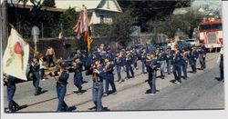 Apple Blossom Parade in Sebastopol 1974 with a Boy Scout/Cub Scout group marching