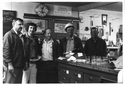 Employees of Columbo Lumber company in Sebastopol California, located on South Main Street, 1970s