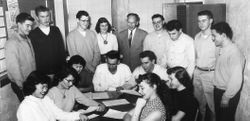 Analy High School Azalea Yearbook photo of Student Council Fall, 1952