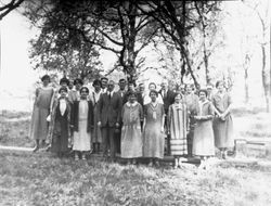 Unidentified group of faculty from Analy Union High School, 1925