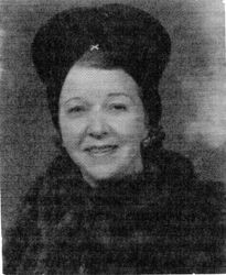 Grace B. O'Leary, married to Archie F. O'Leary of O'Leary Funeral Home in Sebastopol, California, about 1938