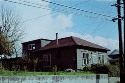 Unidentified house in Sebastopol, California, about 1975