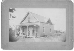 Frank A. Fleming and his family at their home--probably in Bodega, about 1900