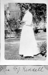 Mrs. Foster John (Eloise) Riddell, about 1905