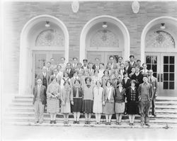 Analy High School 1927 yearbook photo of the Student Council