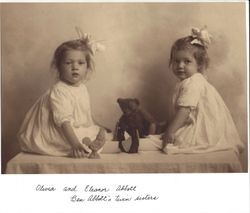 Olive and Eleanor Abbott, Ben Abbott's sisters