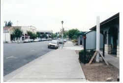 View of South Main Street taken from in front of the West County Museum in 1998