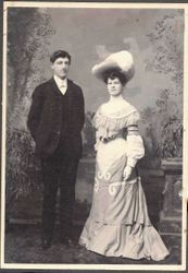 Ernest Winkler and Charlotte Duer wedding Nov 12, 1903