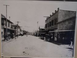 Looking east on Bodega Avenue in Sebastopol, about 1900