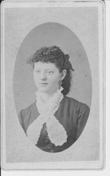 Etta McReynolds Sullivan, wife of John Wesley Sullivan of Graton, about 1880