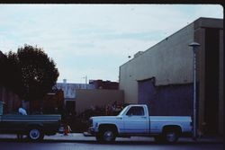 Demolition of stores in the 123 North Main Street area (east side of North Main) in 1978