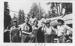 Crew at Sturgeon's Sawmill, 1939