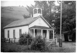 Coleman Valley School, built in 1864 and located on Coleman Valley Road in Occidental