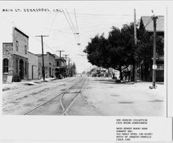 North Main Street from Burnett Street in Sebastopol, about 1905