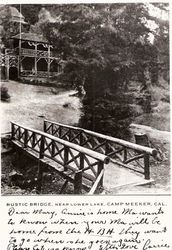 Living tower, built with four living redwood trees in Camp Meeker