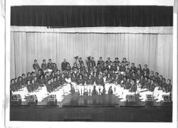 1954 Analy High School band yearbook photo