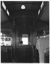 Interior of a P&SR passenger car