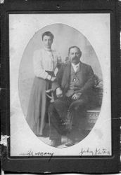 Portrait of Mary and John Katen, about 1890s