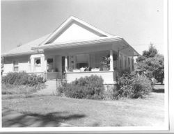 Circa 1895 Queen Anne house in the Morris Addition, at 7208 Wilton Avenue, Sebastopol, California, 1993