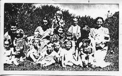 Group of women and their children