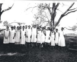 Analy Union High School 1925 yearbook photo of the cafeteria staff
