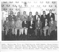 Men of the Analy Union High School class reunion of 1925 possibly taken in early 1950s