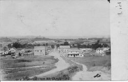 Postcard view of Graton in 1909 taken from above town looking west