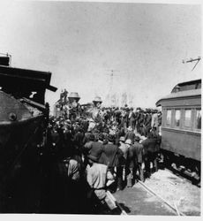 Battle of Sebastopol Avenue on the P&SR tracks, March 1, 1904