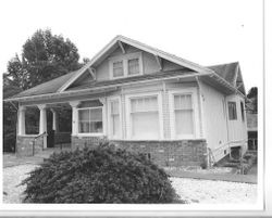 Hip roof cottage with Queen Anne and Craftsman details in Southwest Sebastopol Bodega Avenue, Block C, at 7233-35 Bodega Avenue, Sebastopol, California, 1993